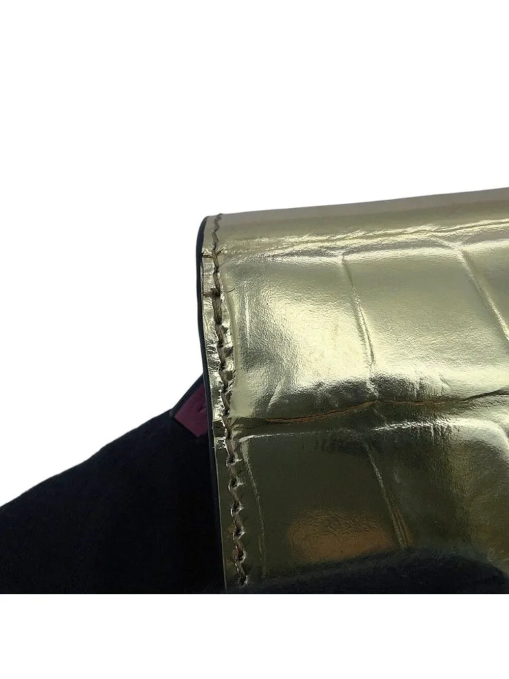 ★SOLD★ Gucci Bifold Wallet Double Compact Leather - Picture 6 of 10